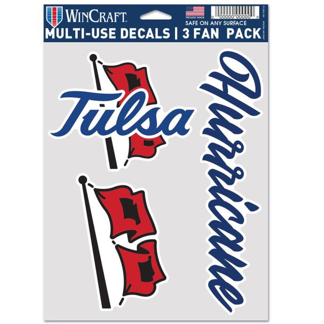 Tulsa Golden Hurricanes Multi Use 3 FAN PACK