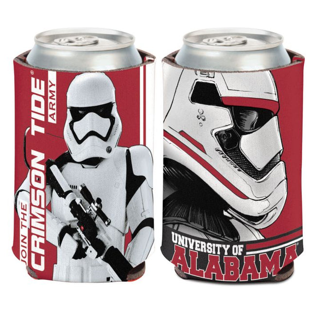 Enfriador de latas Alabama Crimson Tide / Star Wars Storm Trooper de 12 oz.