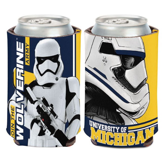 Enfriador de latas Michigan Wolverines / Star Wars Storm Trooper de 12 oz.