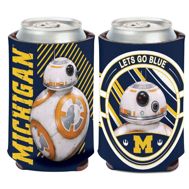 Enfriador de latas Michigan Wolverines / Star Wars BB-8 de 12 oz.