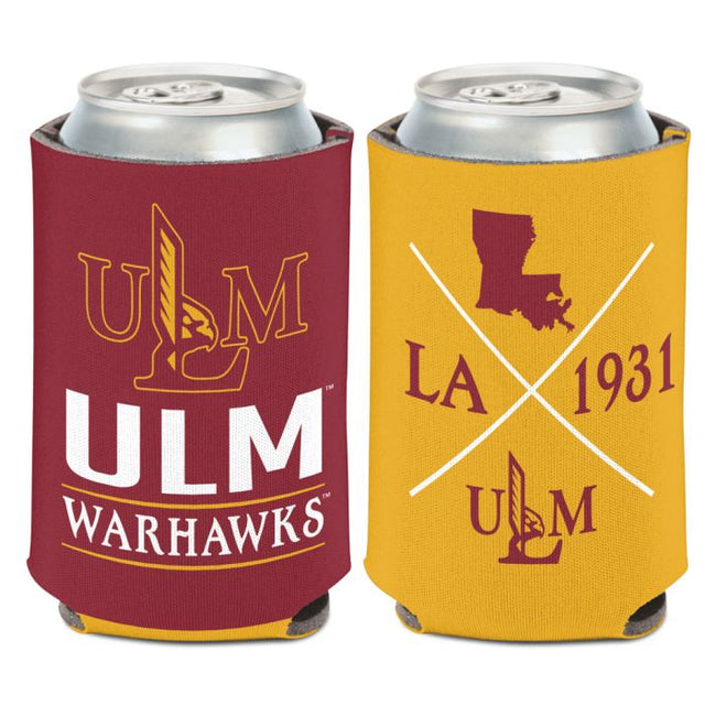 Louisiana - Monroe War Hawks Can Cooler 12 oz.