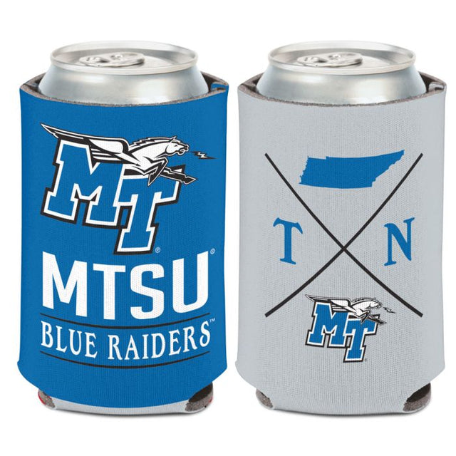 Enfriador de lata de 12 oz de Middle Tennessee State Blue Raiders.