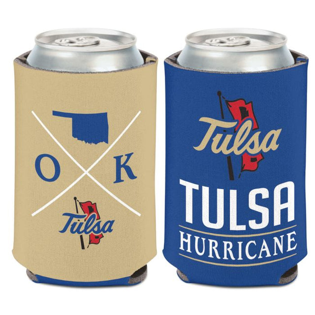 Enfriador de latas HIPSTER de Tulsa Golden Hurricanes de 12 oz.