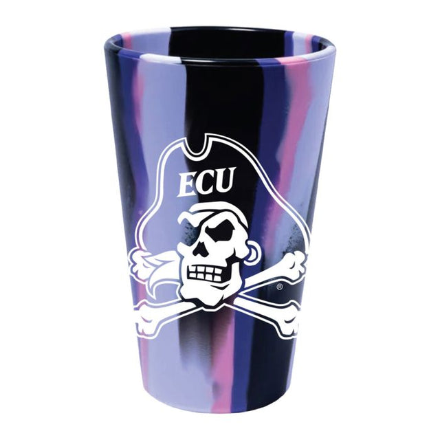 Vaso de pinta de silicona de 16 oz con la inscripción NORTHERN LIGHTS de East Carolina Pirates