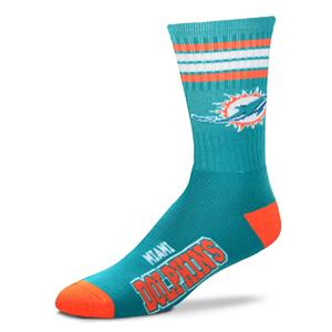 Miami Dolphins - Camiseta Deuce de 4 rayas GRANDE