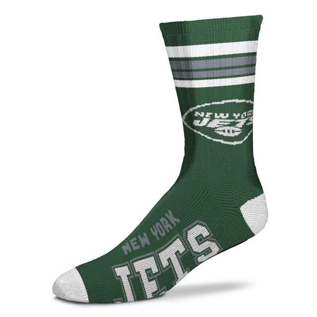 New York Jets - Camiseta de 4 rayas de Deuce GRANDE