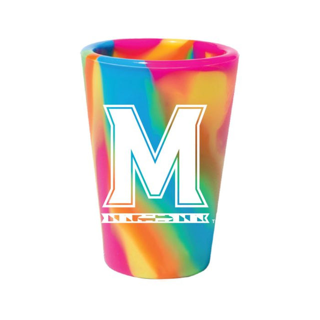 Vaso de chupito de silicona Maryland Terrapins HIPPIE HOP de 1,5 oz