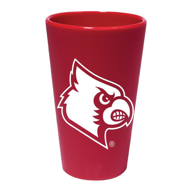 Louisville Cardinals RED 16 oz Silicone Pint Glass