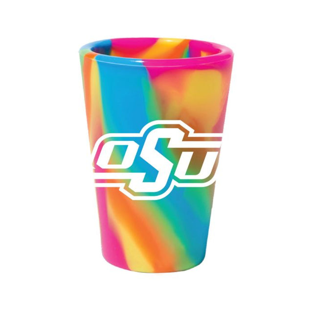 Vaso de chupito de silicona de 1,5 oz HIPPIE HOP de los Oklahoma State Cowboys