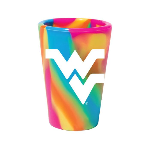 West Virginia Mountaineers HIPPIE HOPS 1.5oz Silicone Shot Glass