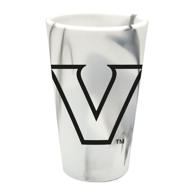 Vaso de pinta de silicona de 16 oz de mármol de montaña Vanderbilt Commodores