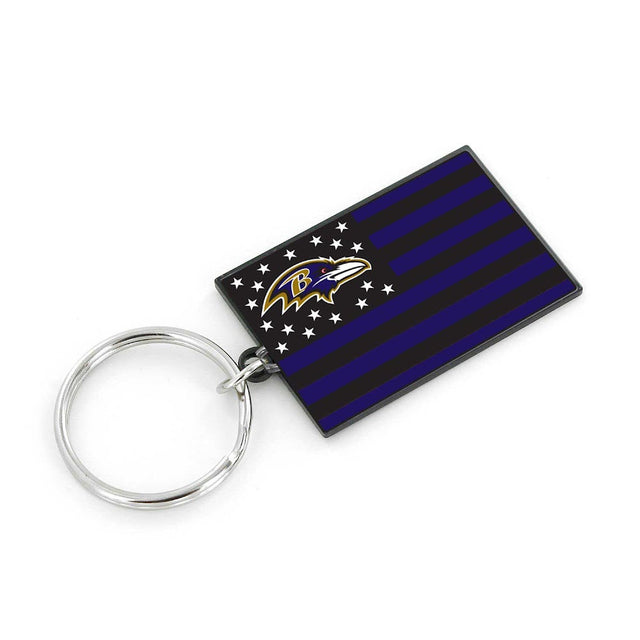 Baltimore Ravens Americana Flag Keychain -KT-1106-31