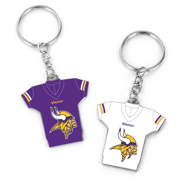 Llavero reversible de la camiseta local/visitante de los Minnesota Vikings -KT-1084-21