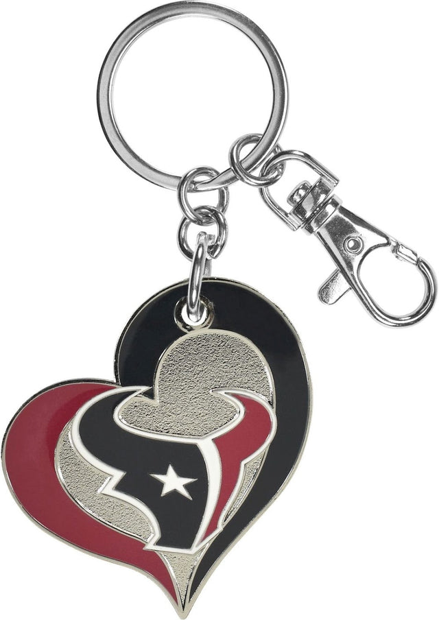 Llavero con forma de corazón de los Houston Texans -KT-287-32