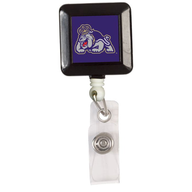 James Madison Dukes Retractable Badge Holder