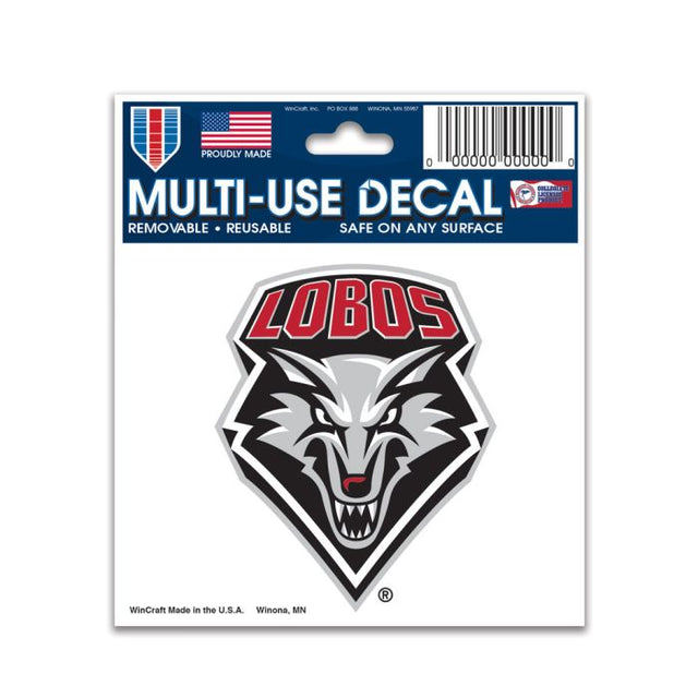 New Mexico Lobos Multi-Use Decal 3" x 4"