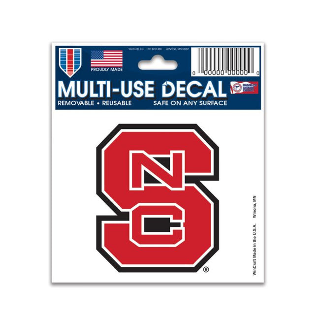 NC State Wolfpack Multi-Use Decal 3" x 4"