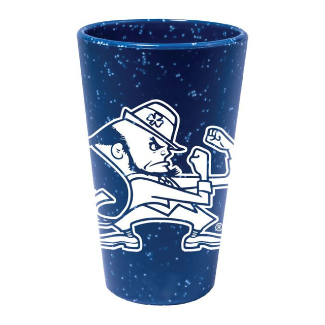 Vaso de pinta de silicona de 16 oz de Notre Dame Fighting Irish