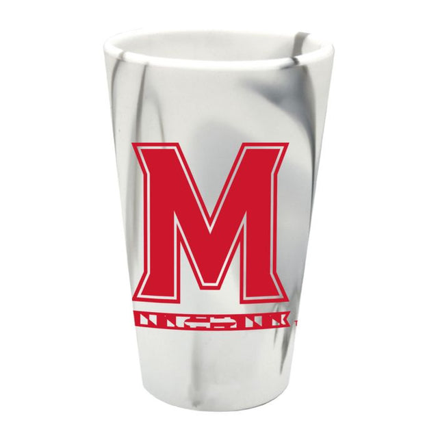 Vaso de pinta de silicona de 16 oz de Maryland Terrapins