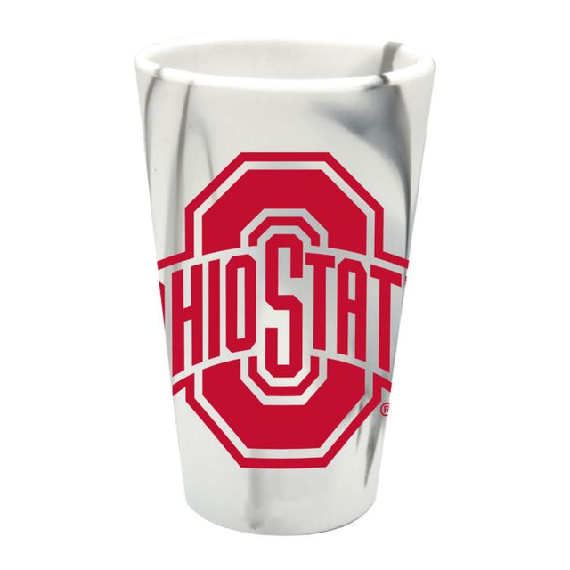 Vaso de pinta de silicona de 16 oz de Ohio State Buckeyes