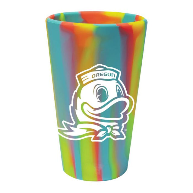 Vaso de pinta de silicona de 16 oz de Oregon Ducks