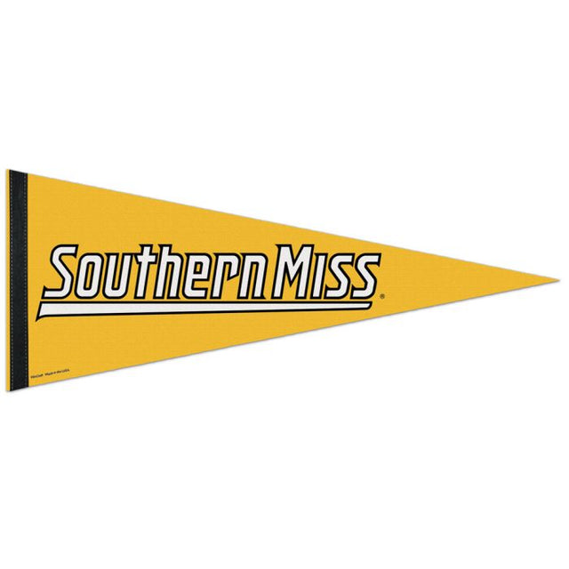 Banderín clásico de los Southern Miss Golden Eagles, en cartulina de 12" x 30"