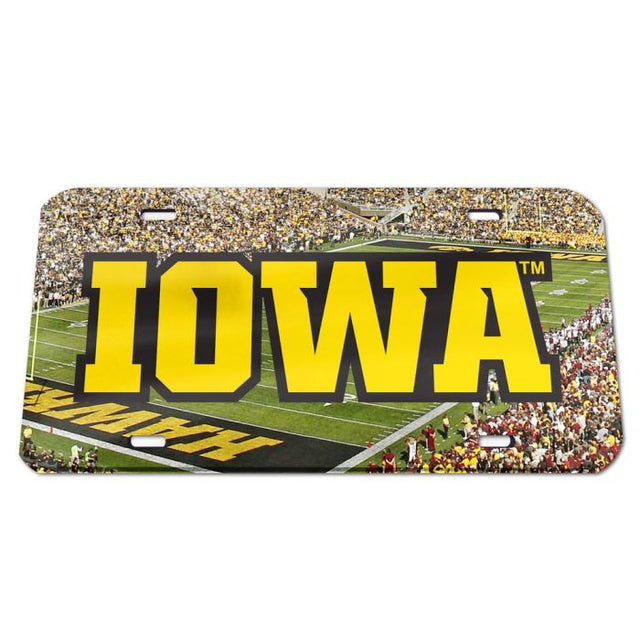 Iowa Hawkeyes Specialty Acrylic License Plate