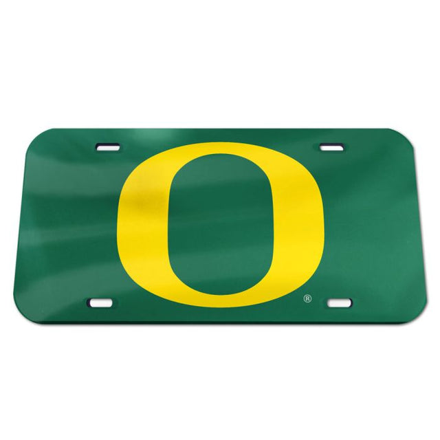 Placas de matrícula clásicas de acrílico de los Oregon Ducks