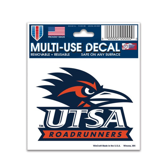 Texas San Antonio Roadrunners Multi-Use Decal 3" x 4"