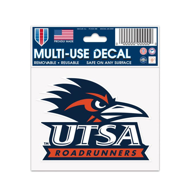 Texas San Antonio Roadrunners Multi-Use Decal 3" x 4"