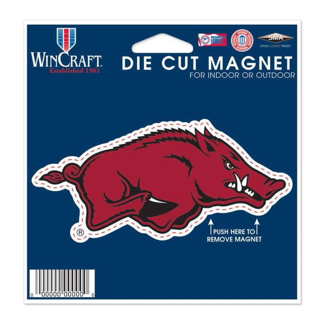 Arkansas Razorbacks Die Cut Magnet 4.5" x 6"