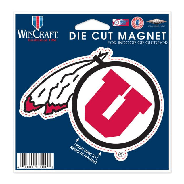 Utah Utes Die Cut Magnet 4.5" x 6"