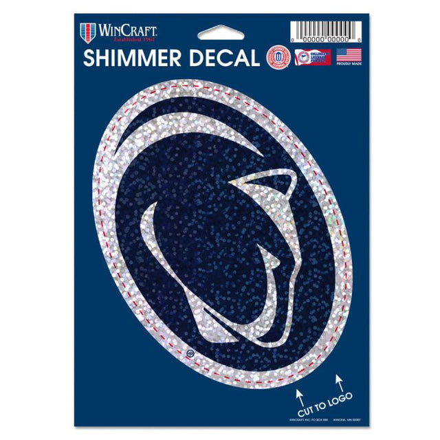 Penn State Nittany Lions Shimmer Decals 5" x 7"