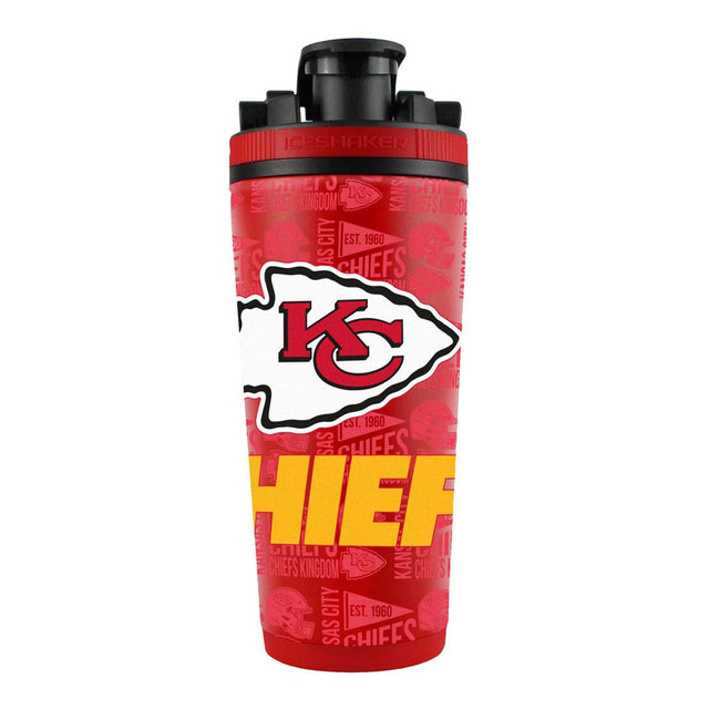 Coctelera de acero inoxidable de 26 oz de los Kansas City Chiefs