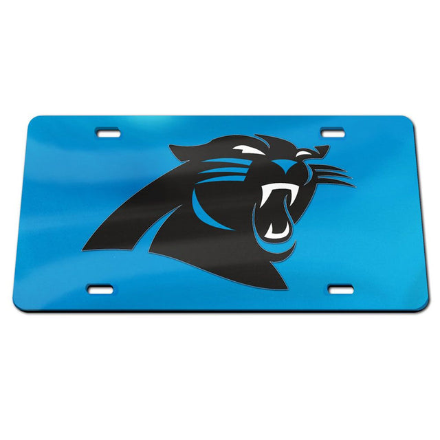 Matrícula de acrílico de los Carolina Panthers