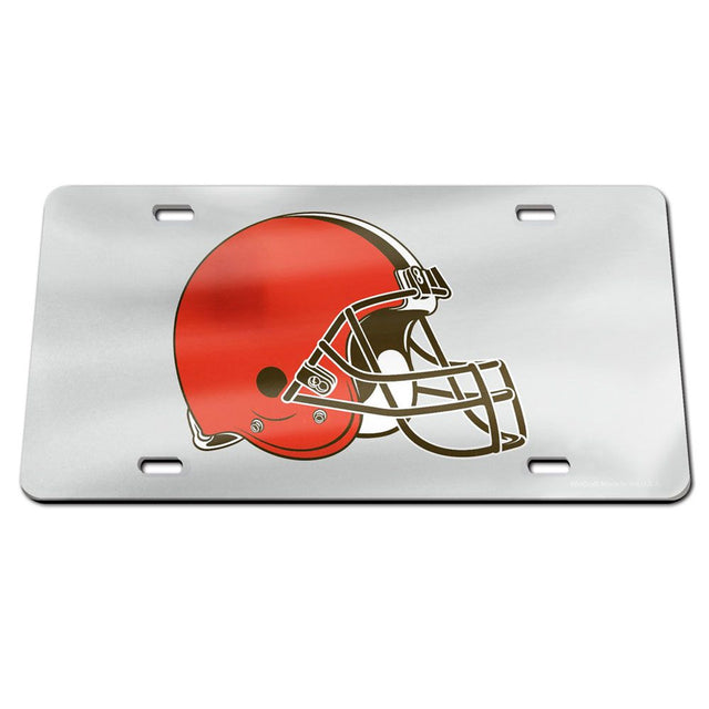 Placa de matrícula de acrílico de los Cleveland Browns