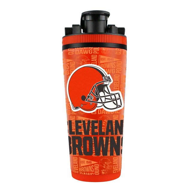 Coctelera de acero inoxidable de 26 oz de los Cleveland Browns