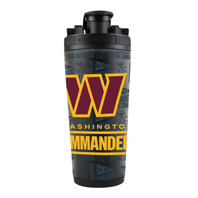 Coctelera Washington Commanders de acero inoxidable de 26 oz