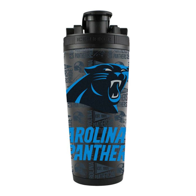 Coctelera de acero inoxidable de 26 oz de los Carolina Panthers