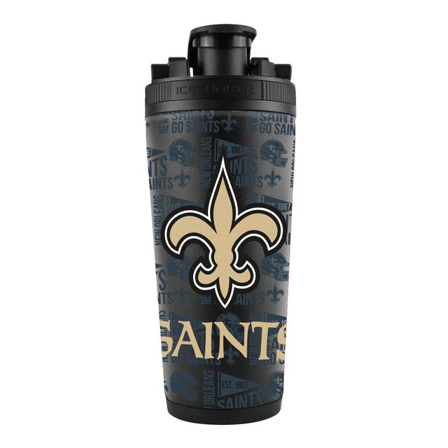 Coctelera de acero inoxidable de 26 oz de los New Orleans Saints