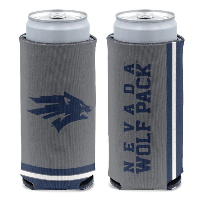 Refrigerador de latas delgado de 12 oz de Nevada Wolf Pack