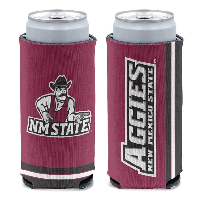 Enfriador de latas delgado de 12 oz de New Mexico State Aggies