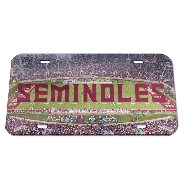 Florida State Seminoles Specialty Acrylic License Plate