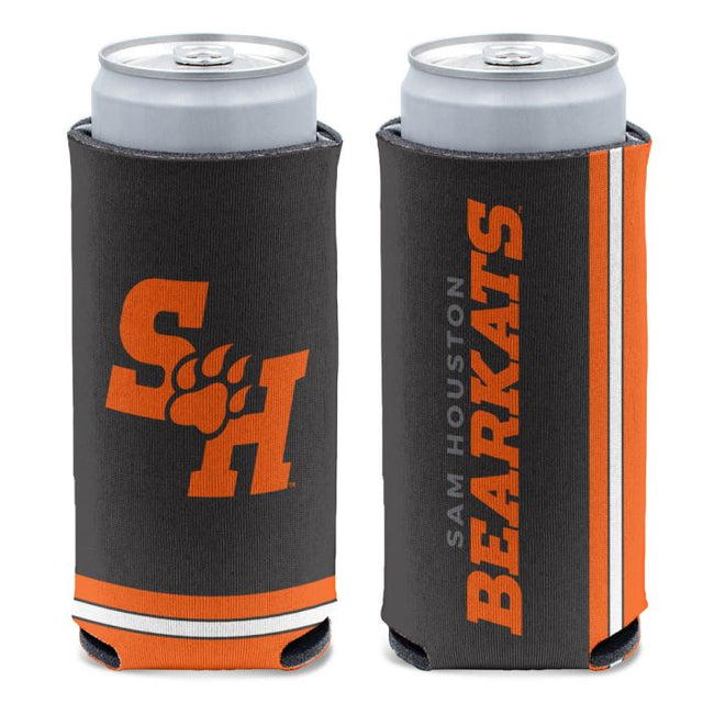 Enfriador de latas delgado de 12 oz de los Bearkats del estado de Houston de Sam