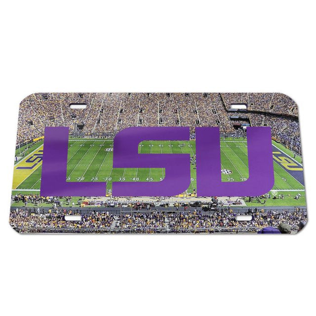 LSU Tigers Specialty Acrylic License Plate