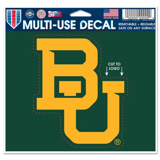 Baylor Bears Multi-Use Decal - cut to logo 5" x 6"