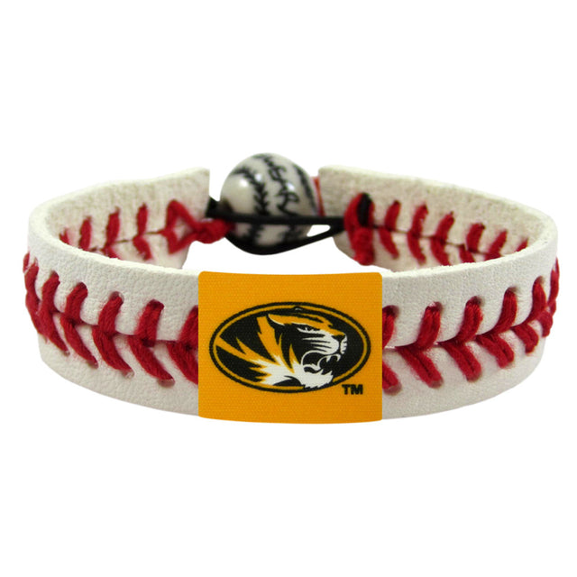 Pulsera alternativa clásica de béisbol de los Missouri Tigers