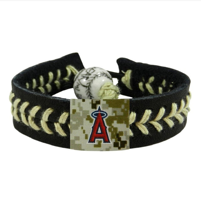 Pulsera de los Ángeles de Los Ángeles con el color del equipo de béisbol Camo CO