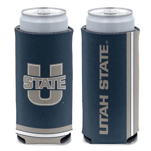 Hielera delgada de 12 oz de Utah State Aggies