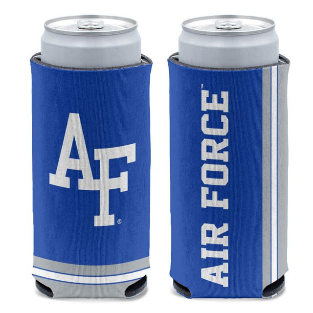 Enfriador de latas delgado de 12 oz de los Air Force Falcons